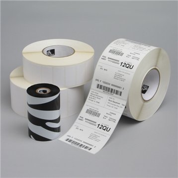 Etiquette ZEBRA adhésive papier thermique top format 100x50mm
