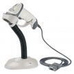 Lecteur zebra LS2208 en RS232 et stand - Blanc