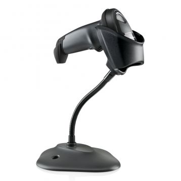 Zebra LS2208 - Lecteur code barre en RS232 et stand - Noir